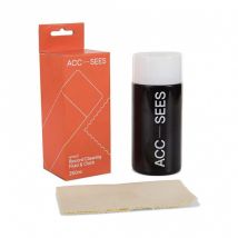 Acc-Sees Record Cleaning Fluid and Cloth 250ml