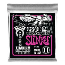 Ernie Ball 3123 Super Slinky Coated Titanium Set 9-42