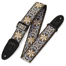 Levys M8HT-13 2" Hootenanny Guitar Strap Yellow Flower