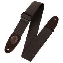 Levys MSSC8-BRN 2" Cotton Guitar Guitar Strap Brown