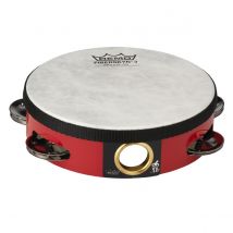 Remo 6 Single Row Pre-Tuned Tambourine Red