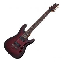 Schecter Demon-7 7 String Crimson Red Burst