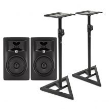 JBL 306P MKII with Stands Pair