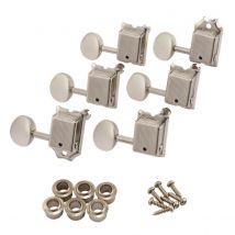 Fender Road Worn Guitar Machine Heads Set Nickel