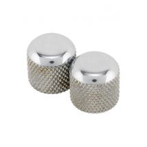 Fender Road Worn Telecaster Dome Knobs Chrome (2)