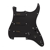 Lace Sensor Gold Loaded Pickguard SSS Black