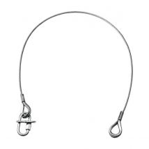 Eurolite Safety Rope UNV-15 in Silver 1000 mm