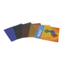 Eurolite 24 cm x 24 cm Colour Gels Four Pack