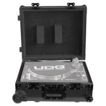 UDG FlightCase Multi Format Turntable + (Trolley & Wheels) Black