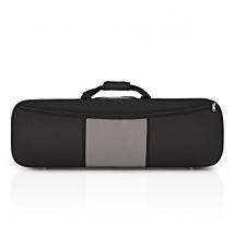 GSJ Two Tone Oblong Violin Case 4/4 Black and Grey