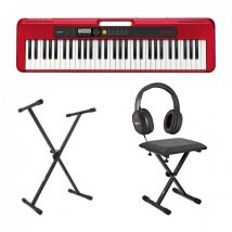 Casio CT S200 Portable Keyboard Package Red