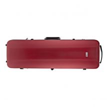 Gewa Pure Polycarbonate Oblong Violin Case Red