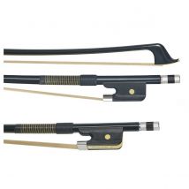 P&H Double Bass Bow Black Fibreglass 4/4-3/4