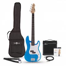 LA Bass Guitar + 15W Amp Pack Blue