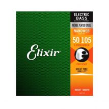 Elixir E14102 Nanoweb Heavy LS Bass Strings 50-105