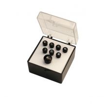 Martin 18APP50 Bridge Pins Set of 8 Ebony w/ Pearl Inlay