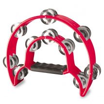 Stagg Cutaway Tambourine 20 Jingles Red