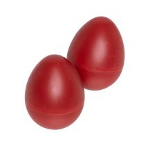 Stagg Plastic Egg Shakers Red