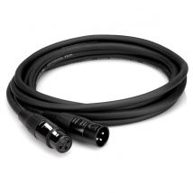 Hosa HMIC-020 REAN XLR3F to XLR3M Pro Microphone Cable 20ft
