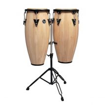 LP Aspire 11" & 12" Congas with Double Stand Natural