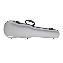 Gewa Air 1.7 Shaped Violin Case Silver Metallic