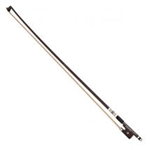 Orchestra Carbon Fibre Weave Violin Bow 4/4 Black and Red