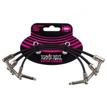 Ernie Ball P06221 6" Flat Ribbon Patch Cable 3 Pack