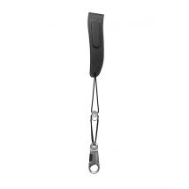 DAddario Padded Leather Sax Strap for Tenor and Baritone Black