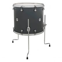 DW Design Series 18 x 16 Floor Tom Grey Steel