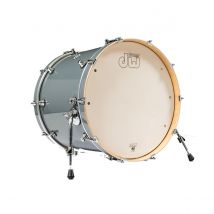 DW Design Series 22 x 18 Bass Drum Grey Steel
