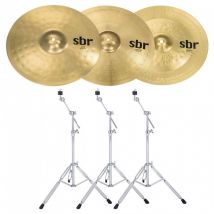 Sabian SBR Crash / China Set with Stands