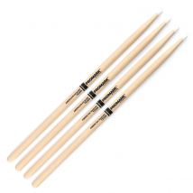 Promark Classic Forward Hickory 5A Nylon Tip 2 Pair Value Bundle