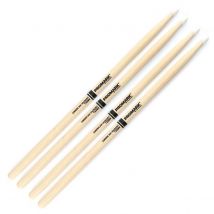 ProMark Hickory 5B Nylon Tip Drumsticks 2 Pair Value Bundle