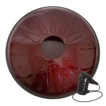 Idiopan Dominus 14 Tunable Tongue Drum w/Pick Up Ruby Red