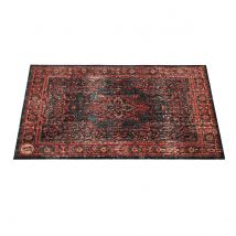 Drum n Base Vintage Persian Drum Mat Red and Black 130cm x 90cm