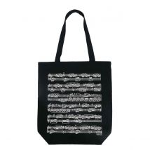 Sheet Music Shoulder Bag Black