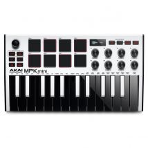 Akai Professional MPK Mini MK3 Laptop Production Keyboard White