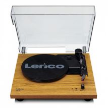 Lenco LS-10 Turntable with Built-In Speakers Wood