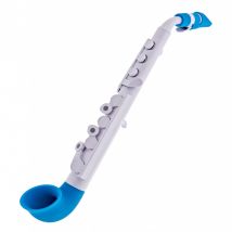 Nuvo jSax White with Blue Trim 2.0