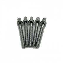 WorldMax 42mm Tension Rods 5 Pack Chrome