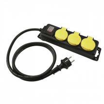 Eurolite IP44 3 Gang Extension Lead 3m