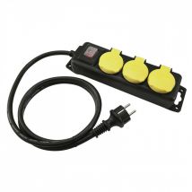 Eurolite IP44 3 Gang Extension Lead 5m