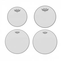 Remo Ambassador Coated Tom Pack - 10 12 14" Heads + Free 14 Ambassador