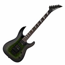 Jackson JS Series Dinky Arch Top JS32Q DKA Transparent Green Burst