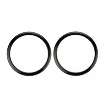Bass Drum Os 2" Sound Hole Rings Black