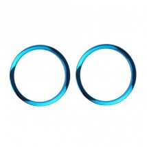 Bass Drum Os 2" Sound Hole Rings Blue