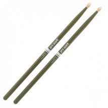 Promark Classic Forward 5A Hickory Drumsticks Green