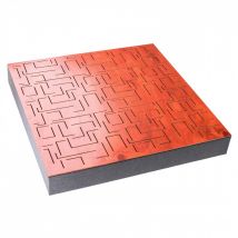 Sonitus Decosorber Natur Maze 8 Mahogany (60x60x8cm) 6 Pack