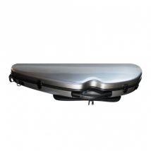 Young Polycarbonate Rocket Violin Case Silver Weave