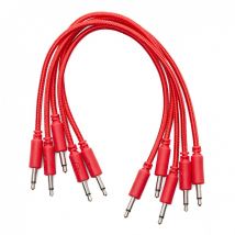 Erica Synths Eurorack Braided Patch Cables (5 Pack) 20cm Red